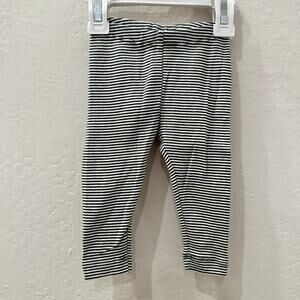 NWT Tea Collection Black Stripe Leggings